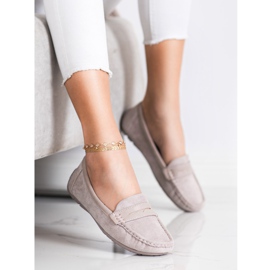 SHELOVET Udobne sive mokasine siva 1