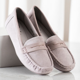 SHELOVET Udobne sive mokasine siva 2