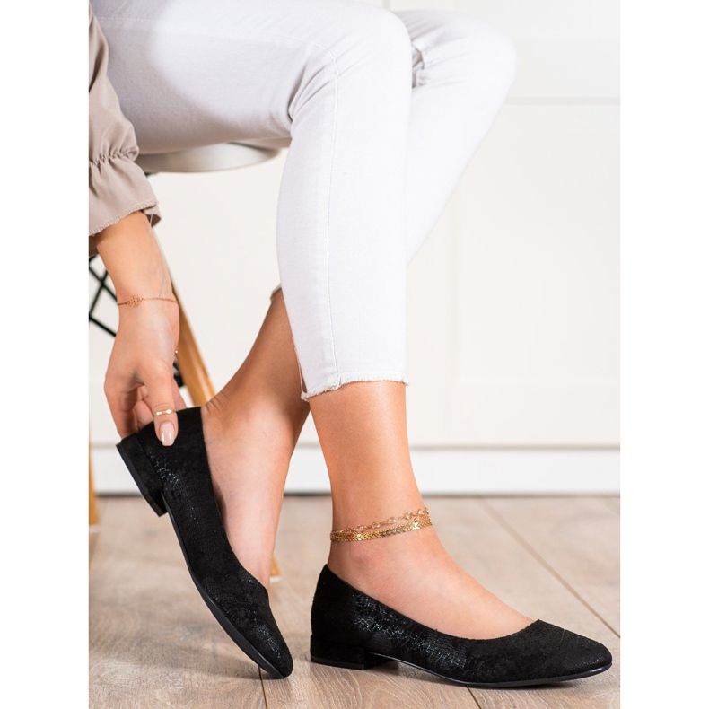 Sergio Leone Ravne potpetice Sergia Leonea crna 1