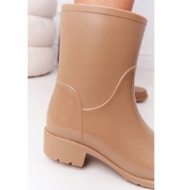PS1 Shiny Galoshes Beige Jodhpur čizme Rainy Day bež 1