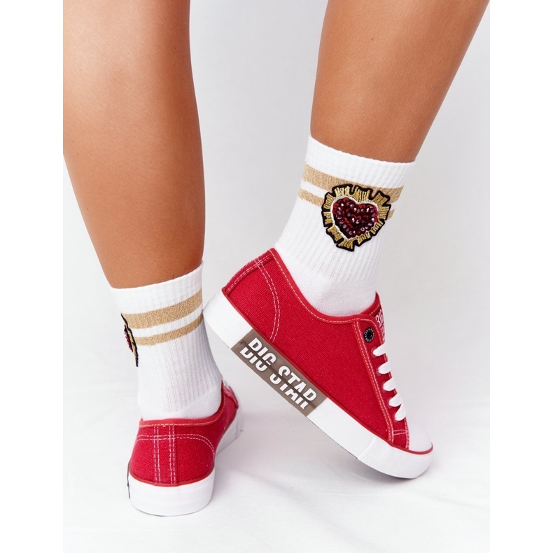 Ženske tenisice Big Star HH274115 Crvene crvena 1