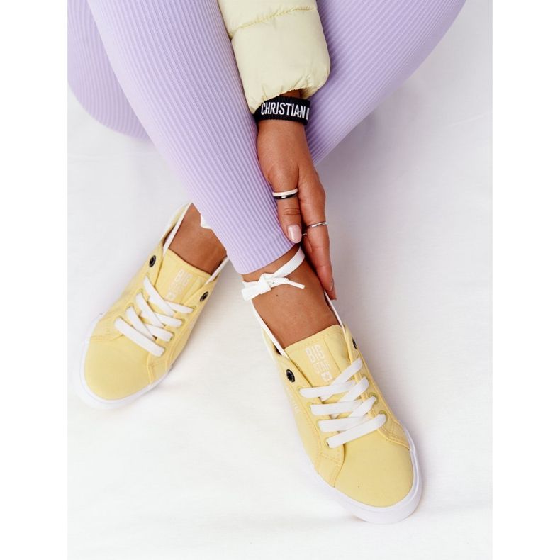 Ženske tenisice Big Star HH274062 Žuta žuta boja 2