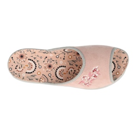 Befado ženske cipele cvijet VIKI 254D126 ružičasta srebro siva 1