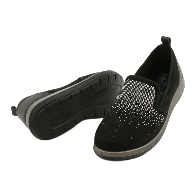 Befado ženske cipele 156D004 crna srebro 4