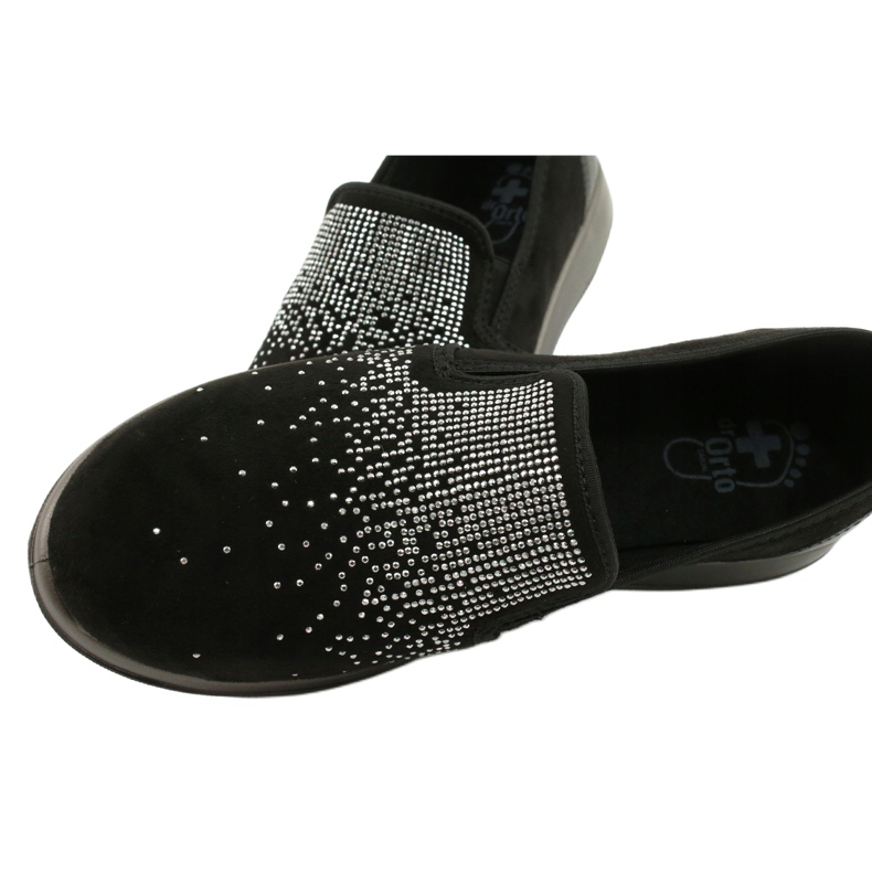 Befado ženske cipele 156D004 crna srebro 5