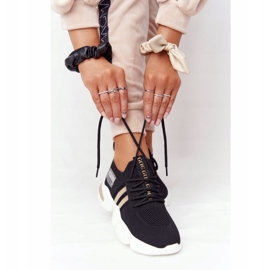 Ženske sportske čarape GOE HH2N4017 Crne crno 2