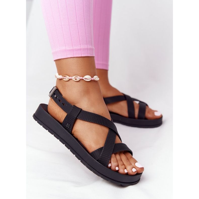 Mirisne ekološke gumene sandale ZAXY HH285168 Crna crno 1