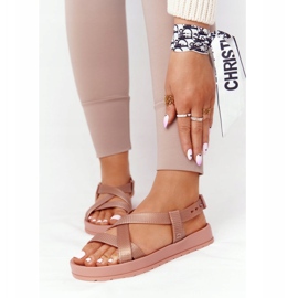 Mirisne ekološke gumene sandale ZAXY HH285167 Akt bež ružičasta 2