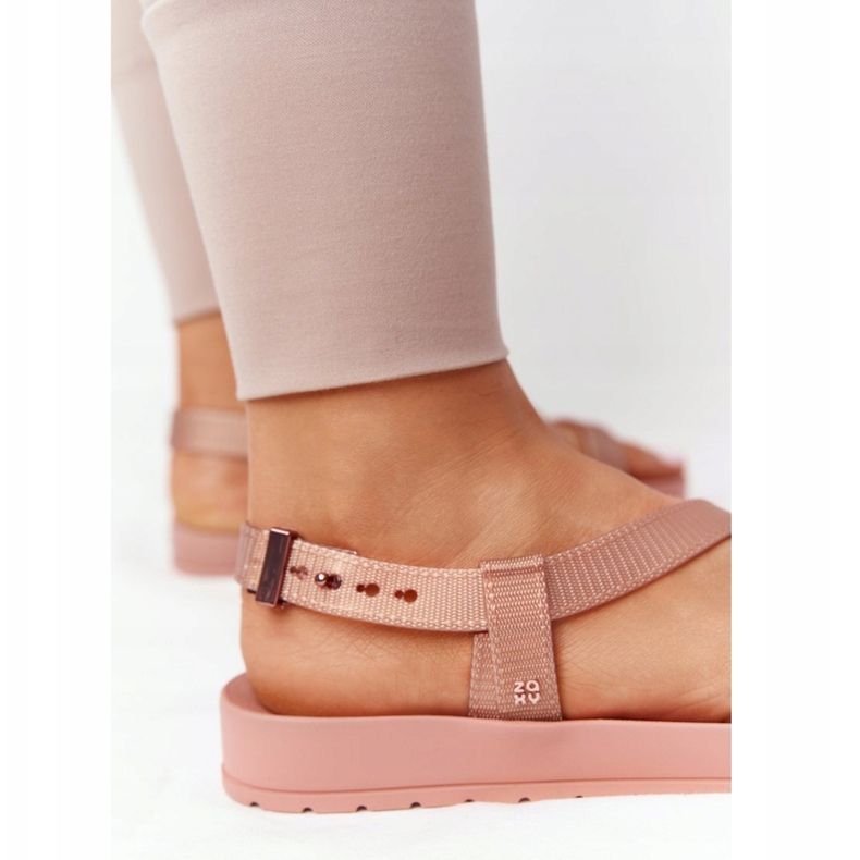 Mirisne ekološke gumene sandale ZAXY HH285167 Akt bež ružičasta 1