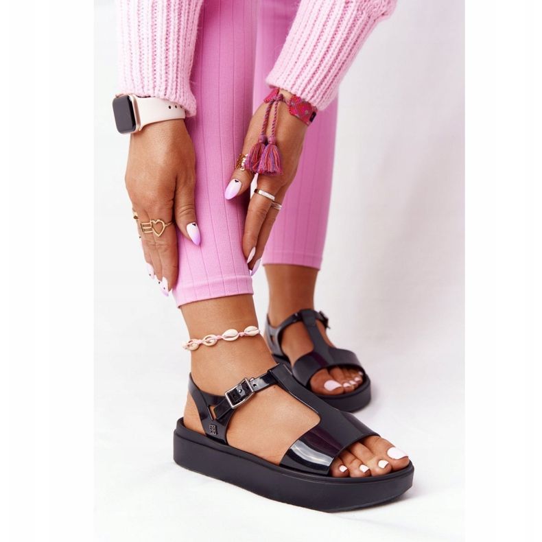 Mirisne ekološke gumene sandale ZAXY HH285116 Crna crno 2