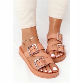 Mirisne gumene papuče Ekološke ZAXY HH285105 Camel bež smeđa 1