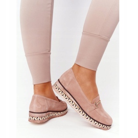 Mokasine na platformi Laura Messi 2284 Pink ružičasta 1