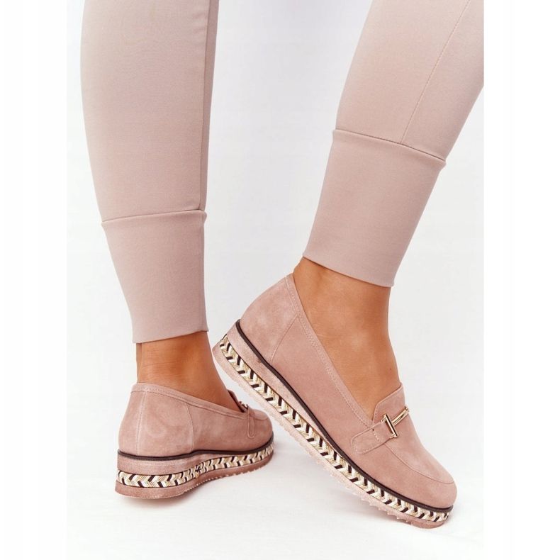 Mokasine na platformi Laura Messi 2284 Pink ružičasta 1