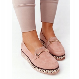 Mokasine na platformi Laura Messi 2284 Pink ružičasta 2