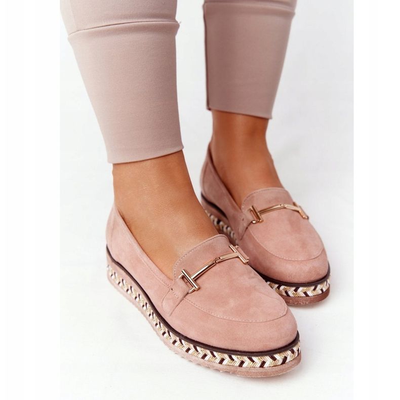 Mokasine na platformi Laura Messi 2284 Pink ružičasta 2