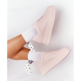 Ženske sportske cipele na platformi Pink This Is Me ružičasta 1