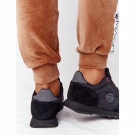 Ženske sportske cipele Memory Foam Big Star HH274528 Crna crno 2