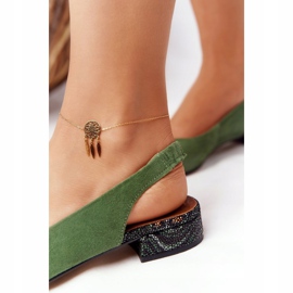 Maciejka Green Ballerinas 04482-09 zelena 1