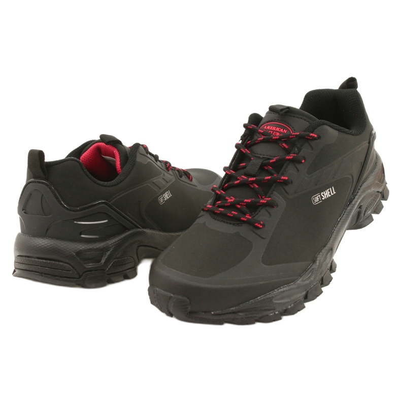 American Club Ženske softshell vodootporne cipele crno 2