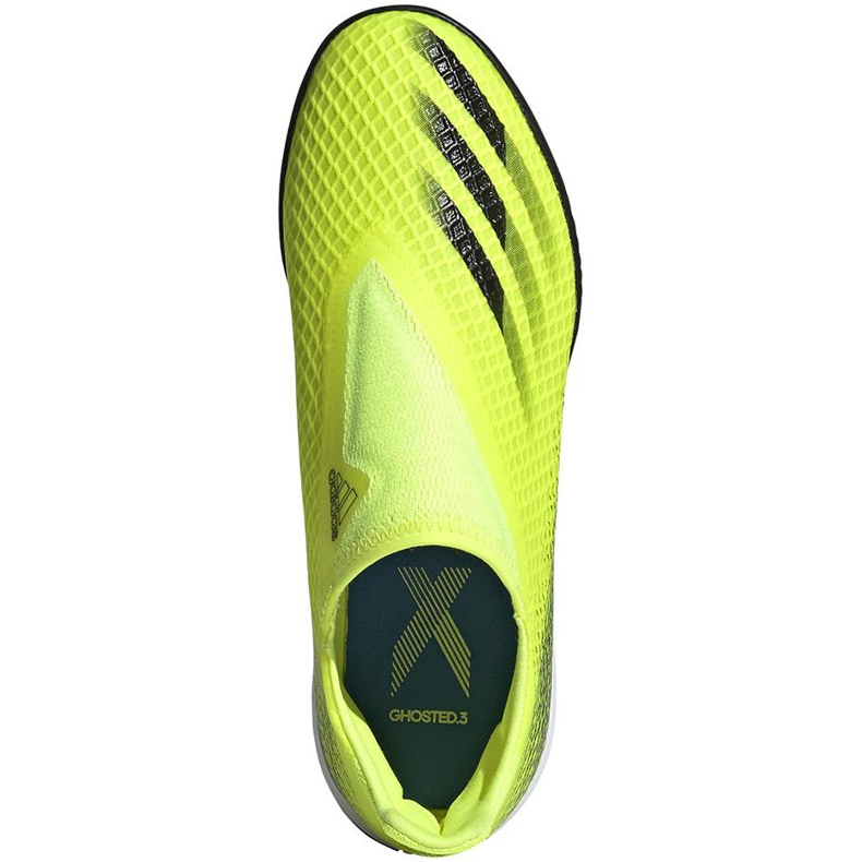 Adidas X Ghosted.3 Ll Tf Junior kopačke žuto-crne FW6982 žuta boja žuta boja 1