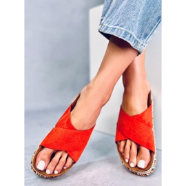 Narančaste papuče od pluta LS016 Narančasta 1