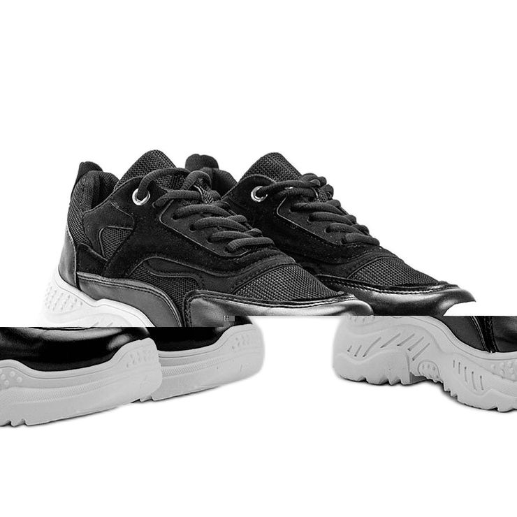 Crne tenisice s debelim Kail potplatom crna 1