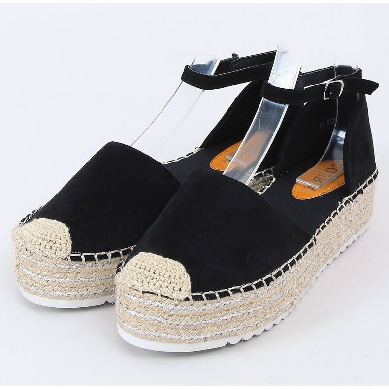 Crne sandale Espadrilles 2138 crne crno 1