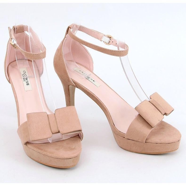 Sandale na bež platformi 9R32 1