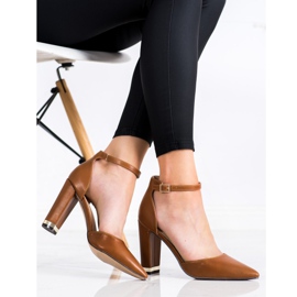 Diamantique Moderne pumpe u Spitzu smeđa 2