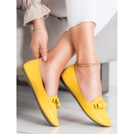 SHELOVET Žuti lordovi s eko kožom žuta boja 1