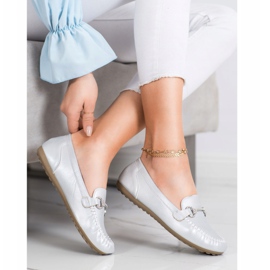 Queentina Elegantne mokasine s kubnim cirkonijem srebro 1