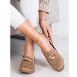 SHELOVET Elegantni gospodari s kubnim cirkonijem bež 1