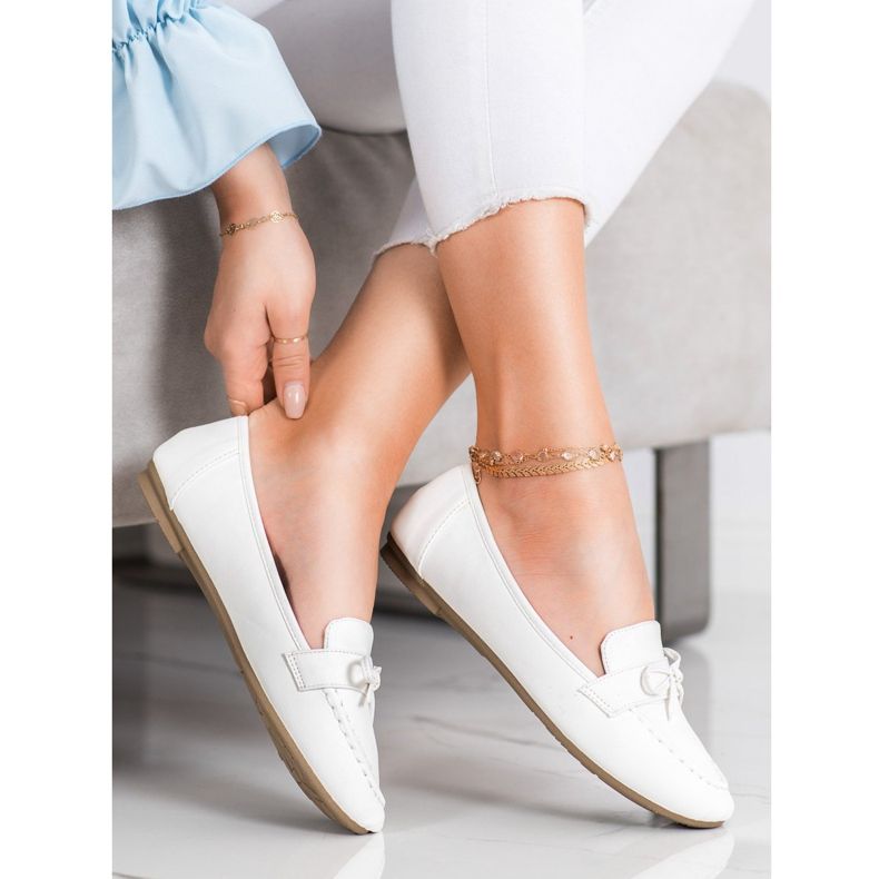 Diamantique Loaferi od eko kože bijela 1