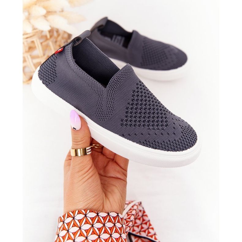 Dječje klizne tenisice Big Star HH374104 u sivoj boji siva 1