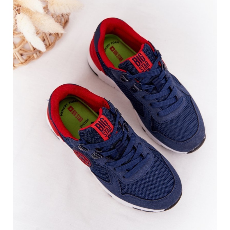 Dječje sportske cipele Memory Foam Big Star HH374175 Mornarsko plava višebojan 1