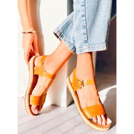 Sandale espadrilles honeyTH005 Žuta žuta boja 1