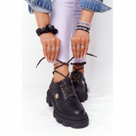 Lewski Shoes Kožne cipele Oxfords Lewski 3011-0 Crna 1