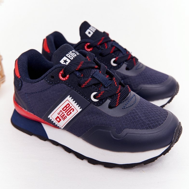 Dječje sportske cipele Memory Foam Big Star HH374171 Navy Blue plava 2