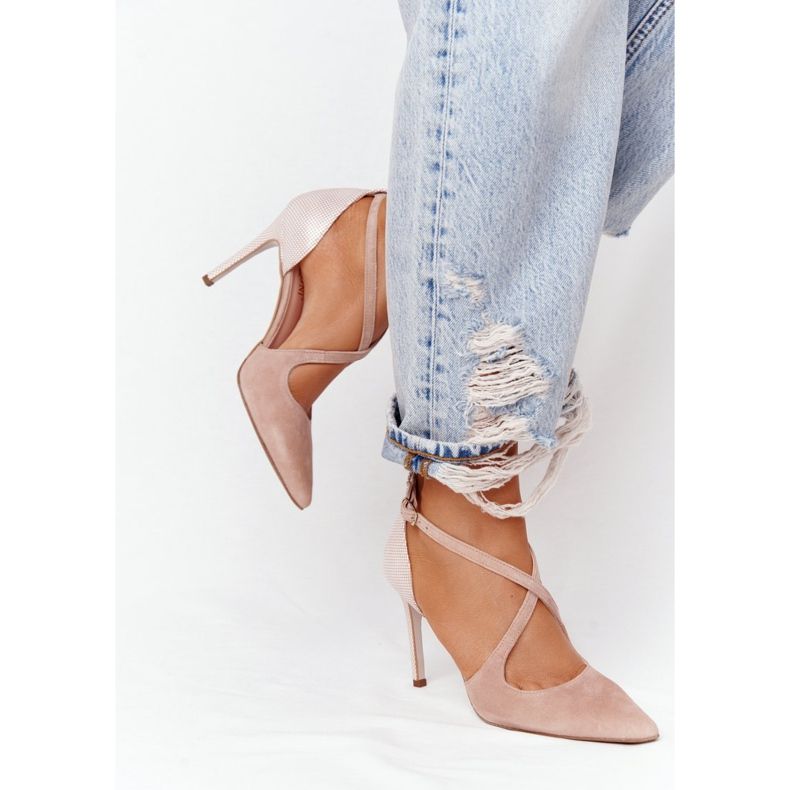 PV3 Elegantne antilop štikle Visconi 7400 Pink ružičasta 2