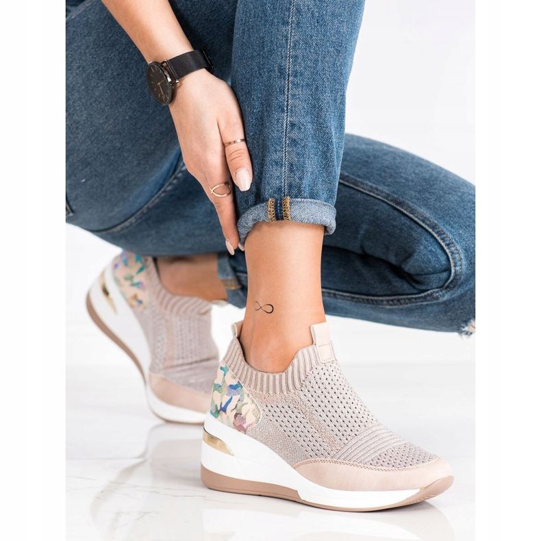 ARTIKER Moro ispisne tenisice na ispis ružičasta višebojan 2