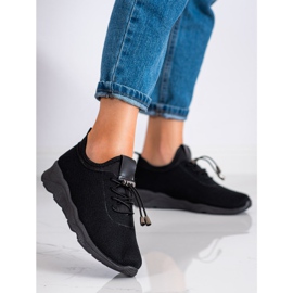 SUPER COOL Crne tekstilne tenisice crno 1
