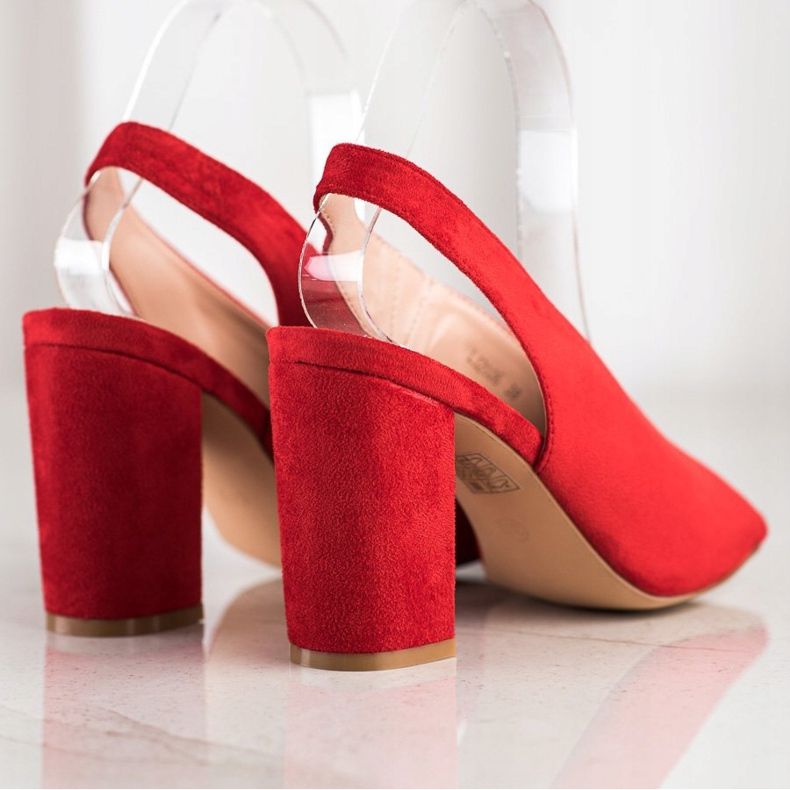 S. BARSKI Ugrađene sandale S.BARSKI crvena 1