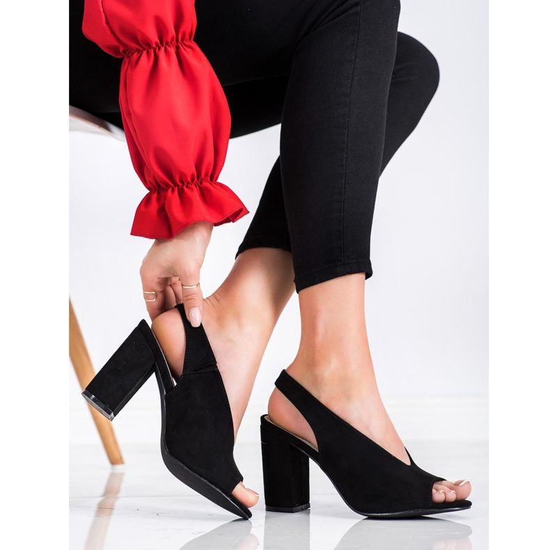 S. BARSKI Ugrađene sandale S.BARSKI crno 2