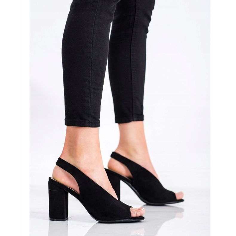 S. BARSKI Ugrađene sandale S.BARSKI crno 1