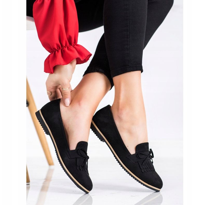 SHELOVET Suede Lords s lukom crno 2