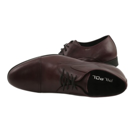 Cipele na vezanje kestenaste boje Pilpol 1674 raznobojna 4