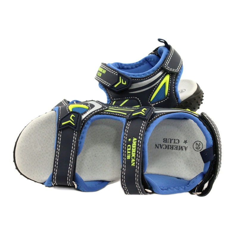 American Club Američki kožni umetak RL23 mornarsko plava plava zelena 3