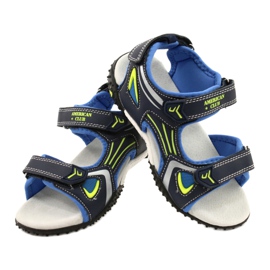 American Club Američki kožni umetak RL23 mornarsko plava plava zelena 4