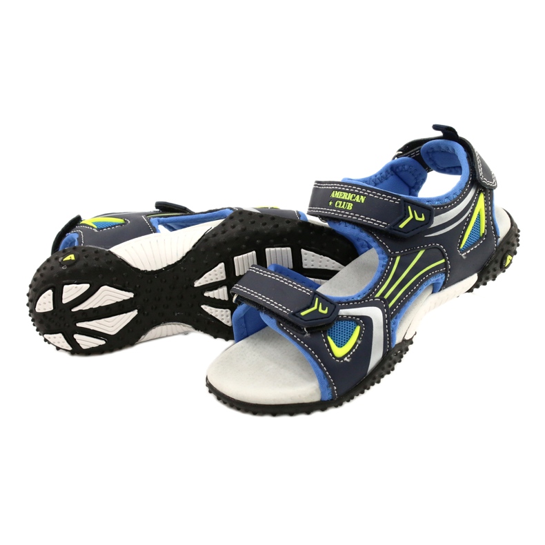 American Club Američki kožni umetak RL23 mornarsko plava plava zelena 2