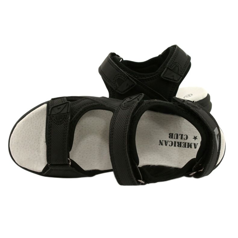 American Club Sportske sandale Kožni umetak HL09 / 21 Crna 3